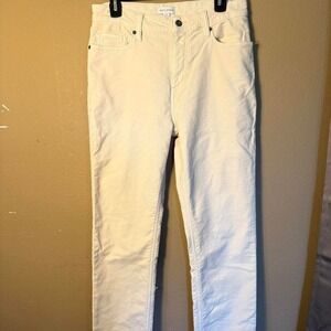 Sun + Stone Ivory Skinny Jeans Size 31 High Rise Stretch off white Denim Pants